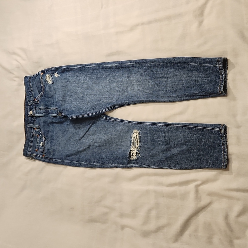 Levi's jeans 501s‎ Skinny women's size 28 premium stonewash blue denim